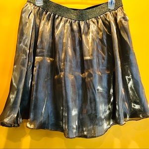 2X Gold Skirt with Sparkly Gold Band